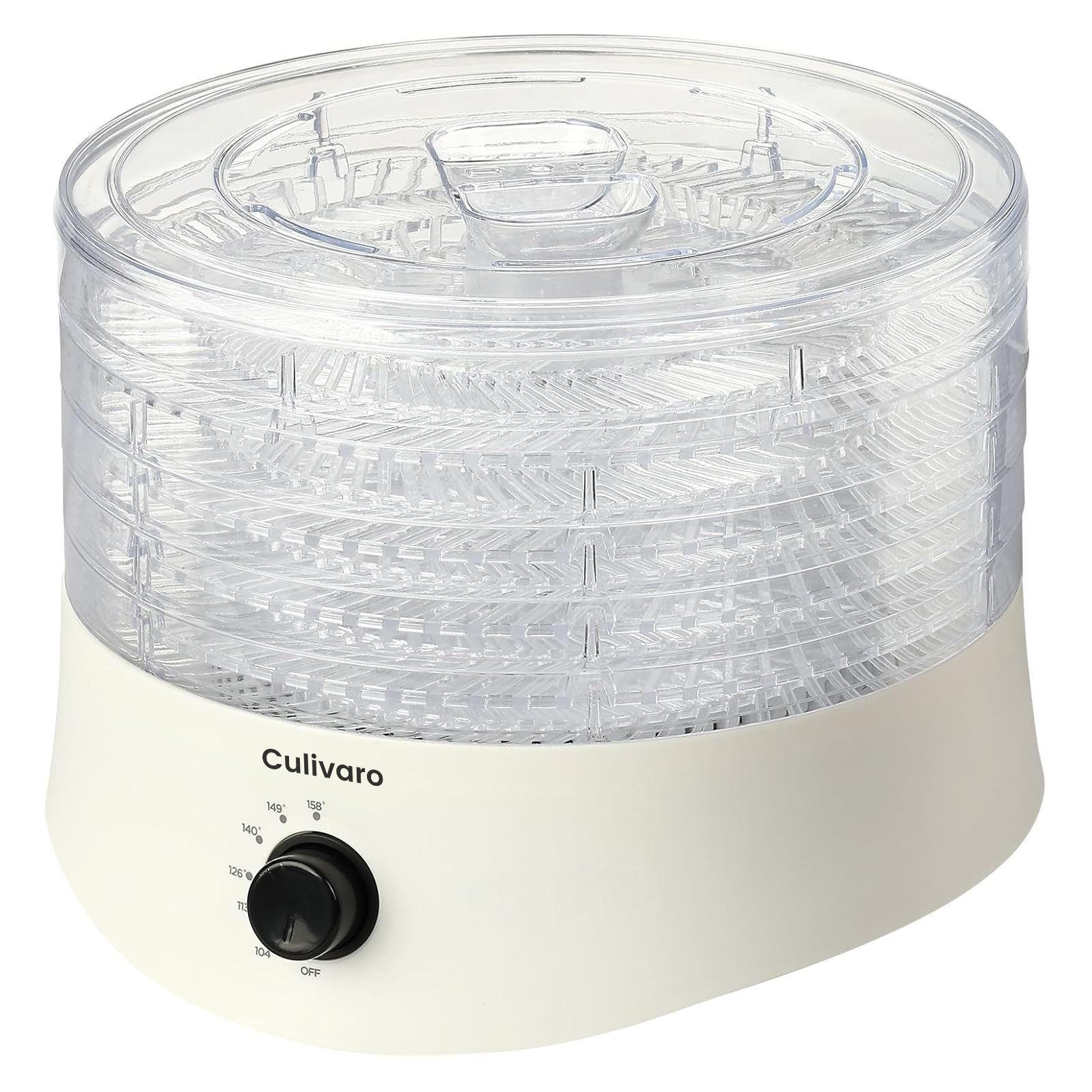 Culivaro Food Dehydrator, 5 Trays, 165°F Temp Cont